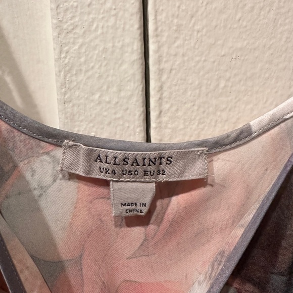 ALL SAINTS Bryony Rosalia Satin Dress (NWT) - Picture 4 of 5